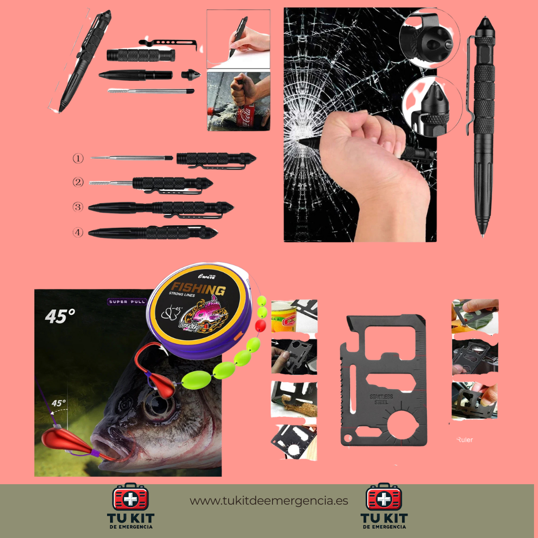 Kit de Supervivencia y Emergencia 24 en 1 – Protección Completa